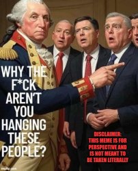 George Washington Sedition Hanging Meme Template