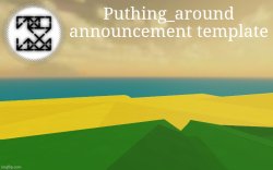 Puthing around Meme Template