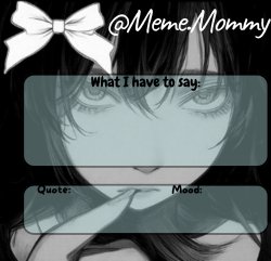 Meme.Mommy temp Meme Template