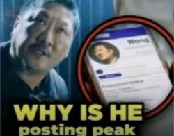 why is he posting peak Meme Template