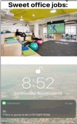 Sweet office jobs vs Fist Fight Meme Template
