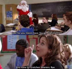 none for gretchen weiners Meme Template