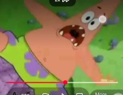 Patrick falls off a cliff Meme Template