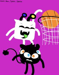 Zobloink dunking on Gerpy Meme Template