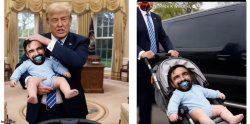 Baby Zohran with Trump Meme Template