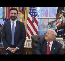 Trump Loves Mamdani Meme Template