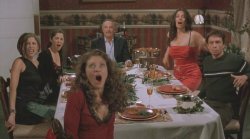 Santa Slay dinner time Meme Template