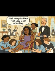 When Michelle  Obama was so exhausted as the First Lady Meme Template