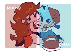 moons n denji - fnf temp Meme Template