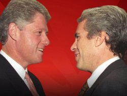 Bill Clinton & Jeff Epstein Meme Template
