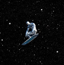 Lonely Silver Surfer Meme Template