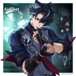 Wriothesley Birthday Art Meme Template