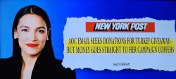 AOC's turkey giveaway funds her campaign Meme Template