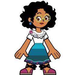 Mirabel Madrigal in Hero 108 Style Meme Template