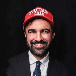 Comrade Zohran in MAGA hat Meme Template