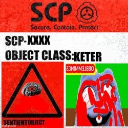 SCP-XXXX de sing Meme Template