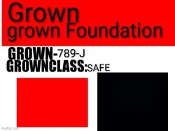 Grown-789 Missing Meme Template