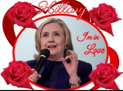 Hillary Clinton Gorgeous I'm in Love Meme Template