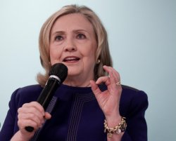 Hillary Heart Throb Gorgeous I'm so in Love Meme Template