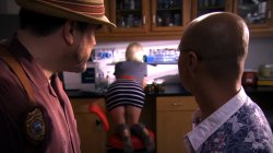 Angel Batista and Masuka staring Meme Template