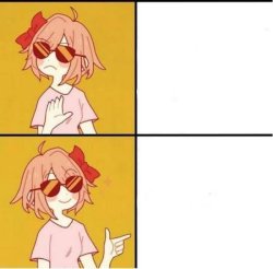 Eggirl no yes Meme Template