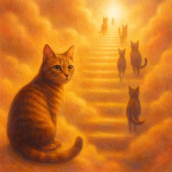 Cat heaven Meme Template