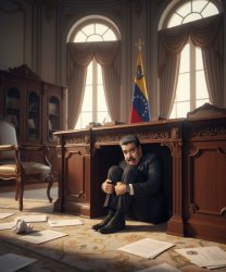 Scared Nicolas Maduro Meme Template