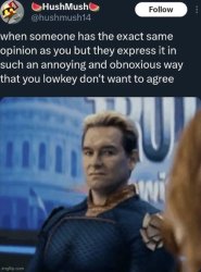 When someone has the exact same opinion Meme Template