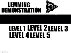 Lemming document Meme Template