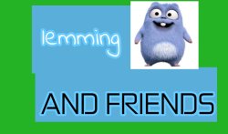 Lemming and Friend Meme Template