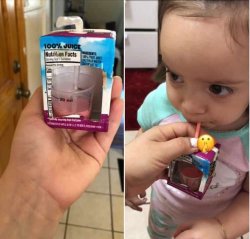Medicine in a juicebox Meme Template