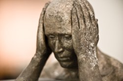 stone face panic Meme Template