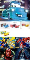 Super Lovely (Tokyo Mater) Bump and Go Toys Meme Template