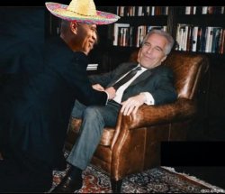 Hakeem blows Epstein Meme Template