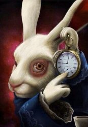 alice wonderland rabbit Meme Template