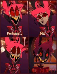 Alastor Most Definitely Meme Template