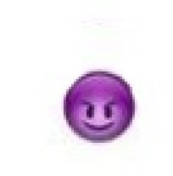Purple angry happy emoji white background Meme Template