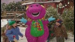 Barney Christmas Meme Template