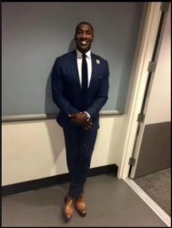 black guy in suit shy Meme Template