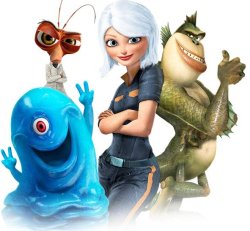 Monsters VS. Aliens Characters Meme Template