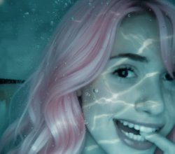 Princess Shirahoshi biting her mermaid finger Meme Template