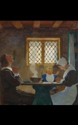 Pilgrim home gratitude Meme Template