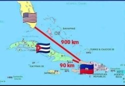 900km Haitian trip to  freedom Meme Template