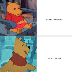pooh drake meme Meme Template