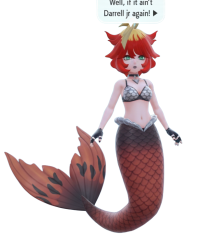 Mala Mermaid Meme Template