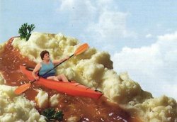 Kayak gravy boat Meme Template