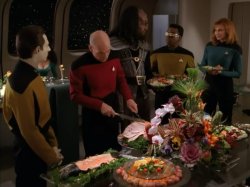 tng thanksgiving Meme Template