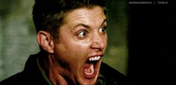 Dean Winchester Screaming Meme Template