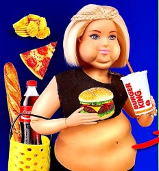 Fat Barbie Meme Template