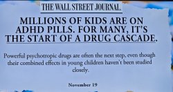 ADHD pills start a drug cascade Meme Template